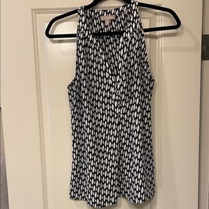 Banana Republic Black and White Blouse Top